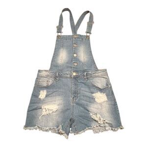Harper Blue Denim Overalls